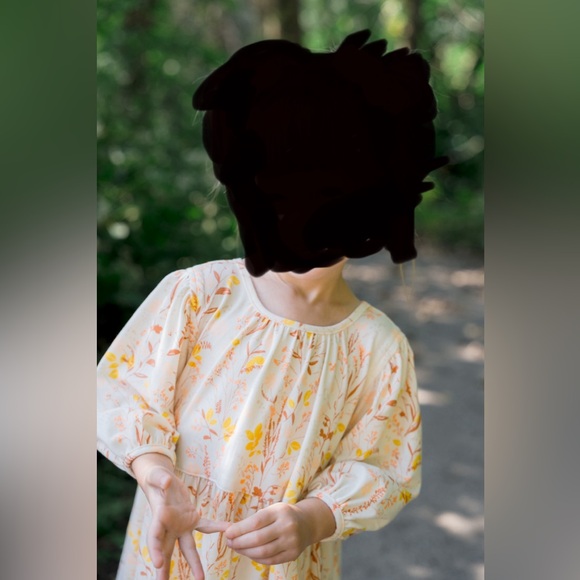 EUC 3-4T Little Moony Custom-Made Twirl Dress in Light Palette (Pink, Gold, etc) - Picture 8 of 8